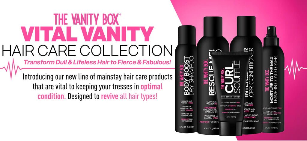 How to Revitalize Your Hair Extensions with The Vanity Box Intense Repair CPR Conditioner - The Vanity Box